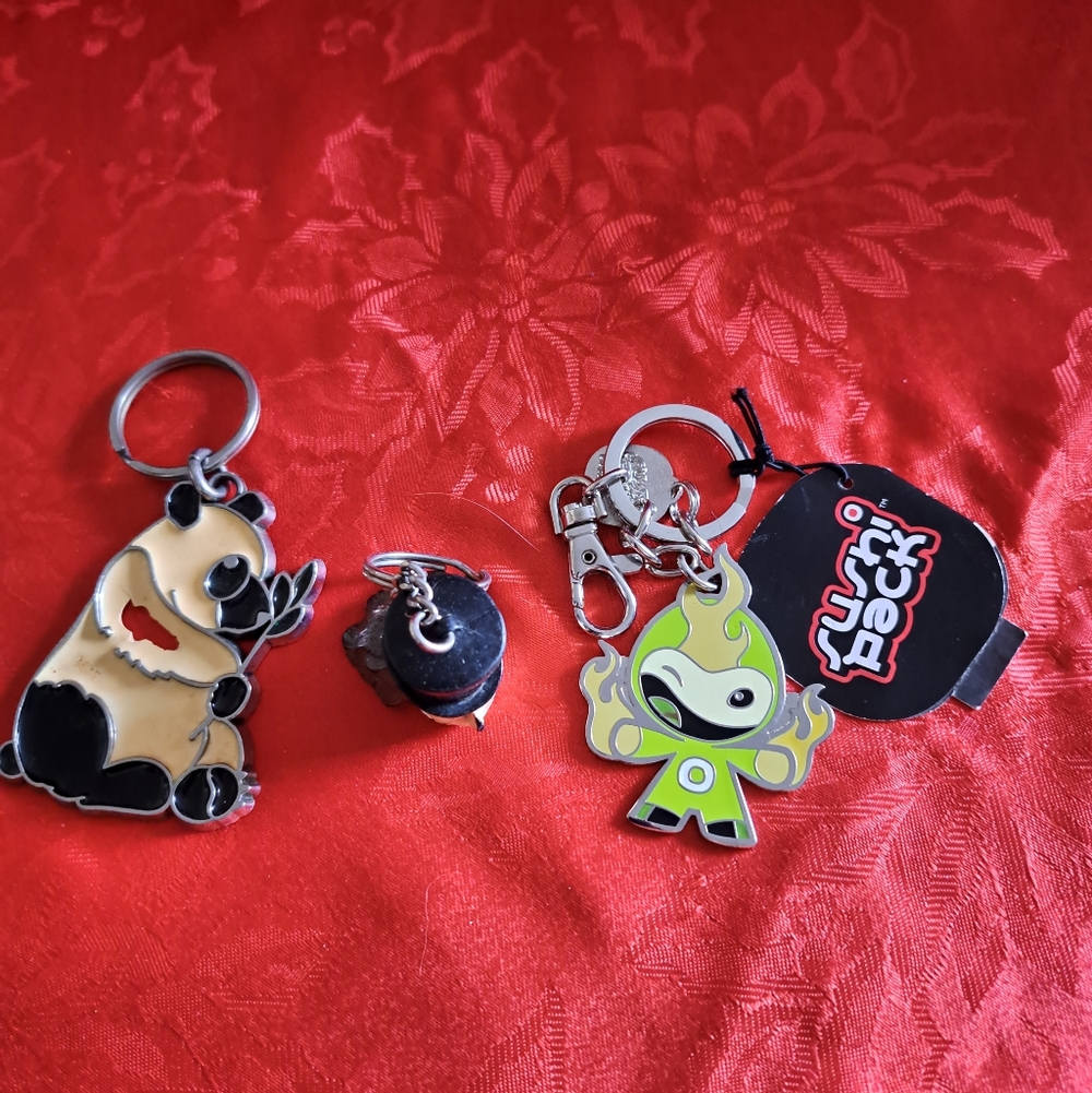 3 Unigue Keychains